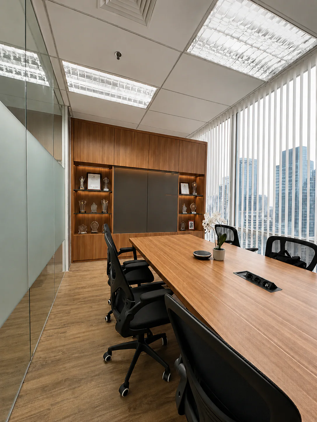 Meeting room at the S&N Partnership office